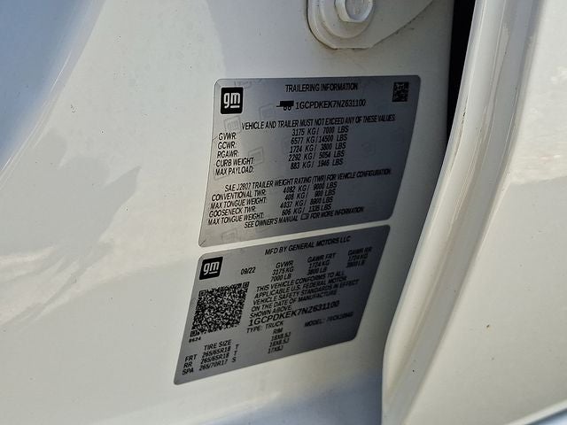 2022 Chevrolet Silverado 1500 LT