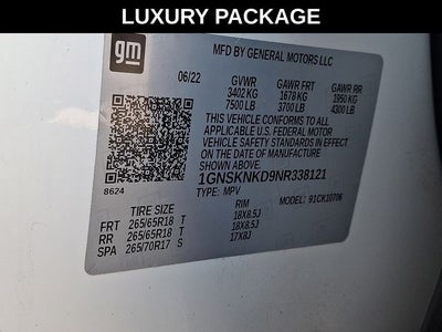 2022 Chevrolet Tahoe LT