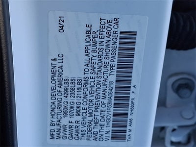 2021 Honda Accord EX-L