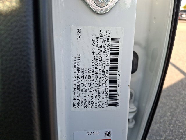 2026 Honda Accord Hybrid Sport-L