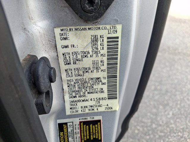 2010 Nissan Frontier SE I4